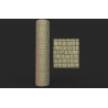 Rouleau texturé 19 pour socles Impréssion 3D pour jeux de figurines 