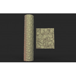 Rouleau texturé 28 pour socles Impréssion 3D pour jeux de figurines 