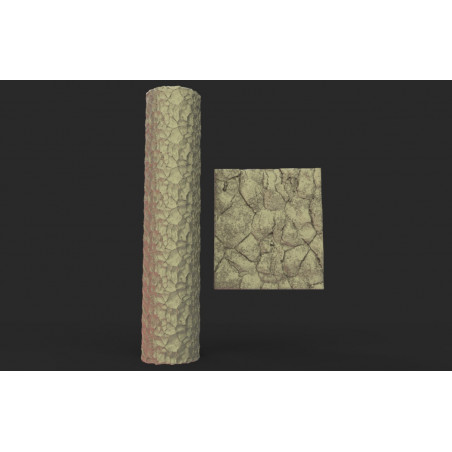 Rouleau texturé 28 pour socles Impréssion 3D pour jeux de figurines 