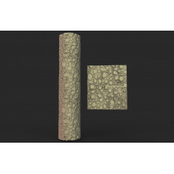 Rouleau texturé 29 pour socles Impréssion 3D pour jeux de figurines 