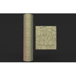 Rouleau texturé 30 pour socles Impréssion 3D pour jeux de figurines 
