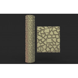 Rouleau texturé 31 pour socles Impréssion 3D pour jeux de figurines 
