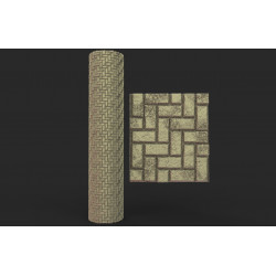 Rouleau texturé 35 pour socles Impréssion 3D pour jeux de figurines 