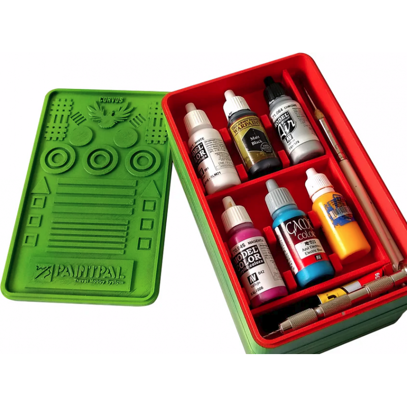 Malette de voyage Impression 3D-Etabli de voyage pour peinture figurines 