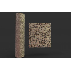 Rouleau texturé 15 pour socles Impréssion 3D pour jeux de figurines