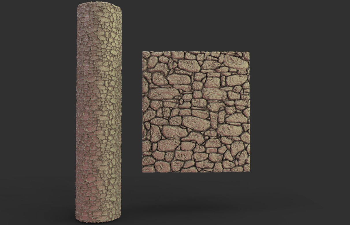 Rouleau texturé 15 pour socles Impréssion 3D pour jeux de figurines - Imagen 1 de 1