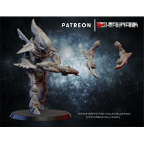 Figurine 3D Résine pour jeux de figurines Space elves-Garde fantôme 4 