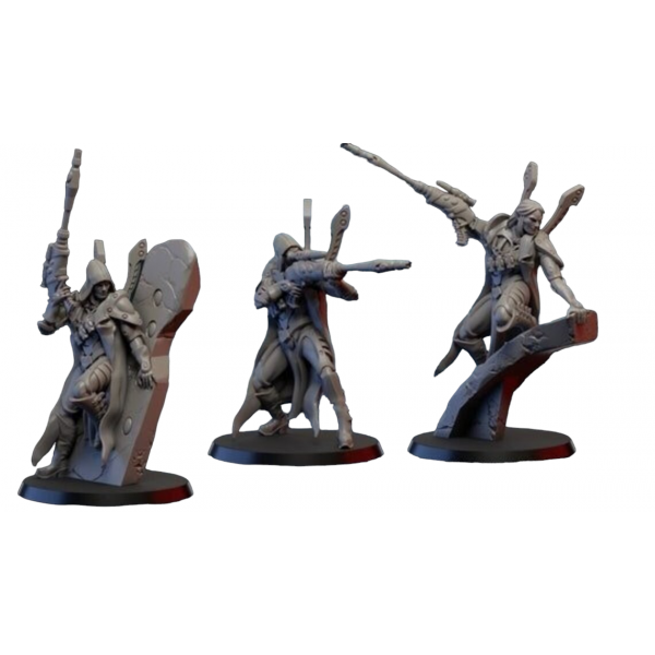 Figurine imprimée en 3D Résine pour jeux de figurines Eldar scout 1 