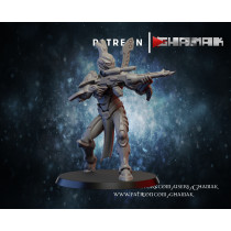 Figurine imprimée en 3D Résine pour jeux de figurines Eldar Vengeur 1 