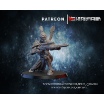 Figurine imprimée en 3D Résine pour jeux de figurines Eldar Vengeur 1 