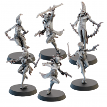 Figurine imprimée en 3D Résine pour jeux de figurines Space elves-Arlequin 1 