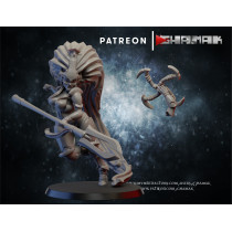 Figurine 3D Résine pour jeux de figurines Space elves-Championne banshee 