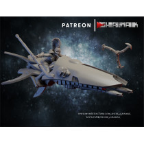 Figurine imprimée en 3D Résine pour jeux de figurines Space elves-Motojet 1 