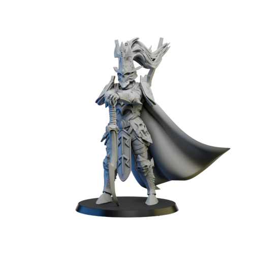 Figurine 3D Seigneur eldar noir 