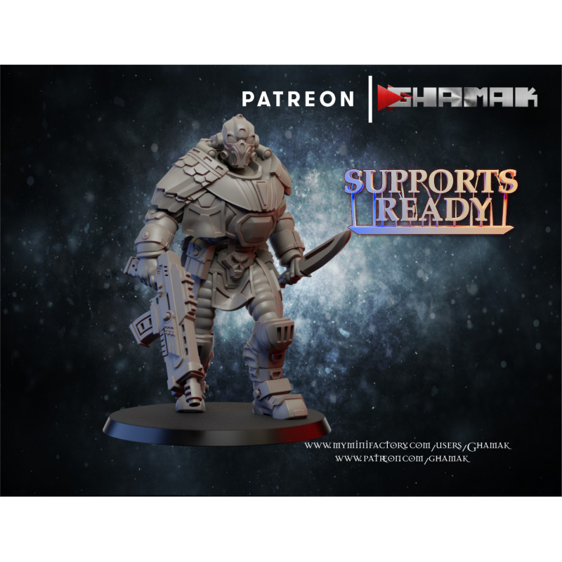 Figurine imprimée en 3D Résine pour jeux de figurines Cyber dog 