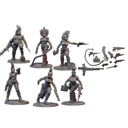 Figurine imprimée en 3D Résine pour jeux de figurines Escher ganger 1