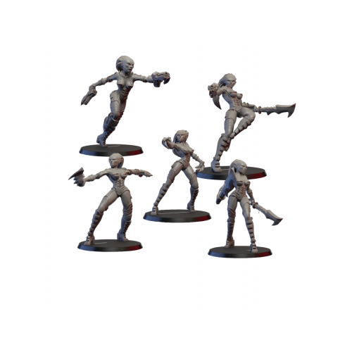 Figurine imprimée en 3D Résine pour jeux de figurines Delac ganger 2