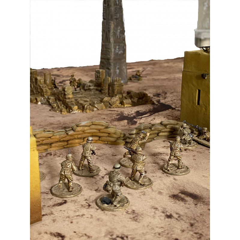 "Ruines WWII - Décors 3D 28mm pour Wargames & Dioramas Historiques"