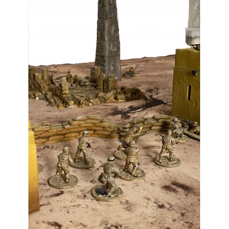 "Ruines WWII - Décors 3D 28mm pour Wargames & Dioramas Historiques"
