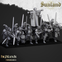 Higland Miniature Sunland - Joueurs d'épéesHigland Miniature Sunland - Joueurs d'épées