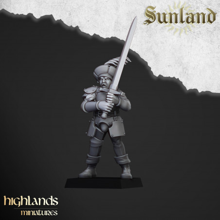 Higland Miniature Sunland - Joueurs d'épéesHigland Miniature Sunland - Joueurs d'épées