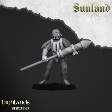 Higland Miniature Sunland - Lance fuséeHigland Miniature Sunland - Lance fusée