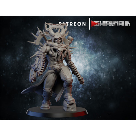Figurine imprimée en 3D Résine pour jeux de figurines Chaos Cultiste 1 