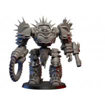 Figurine imprimée en 3D Résine pour jeux de figurines Chaos Robot de combat 