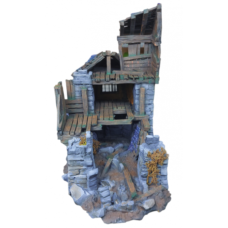 Décors GameScape 3D – Terrain modulaire 28/32 mm en filament

