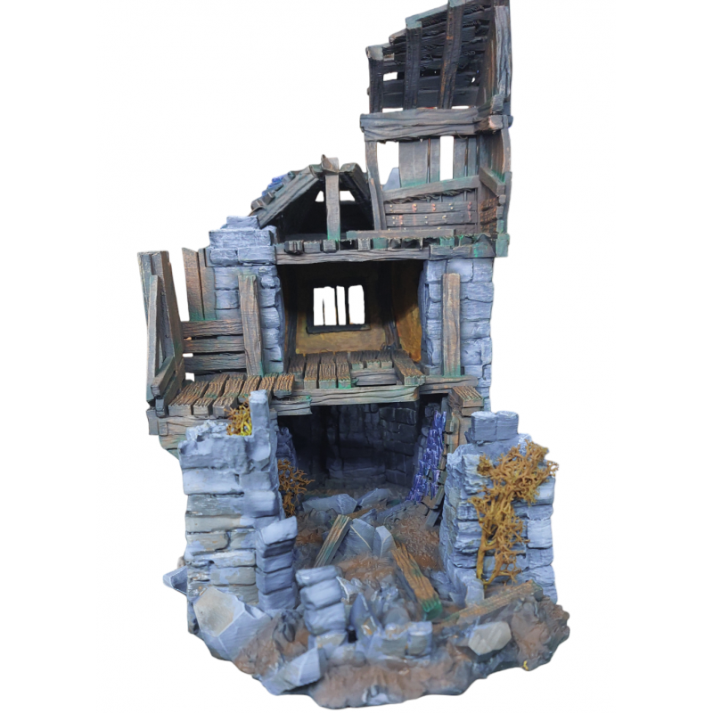 Décors GameScape 3D – Terrain modulaire 28/32 mm en filament

