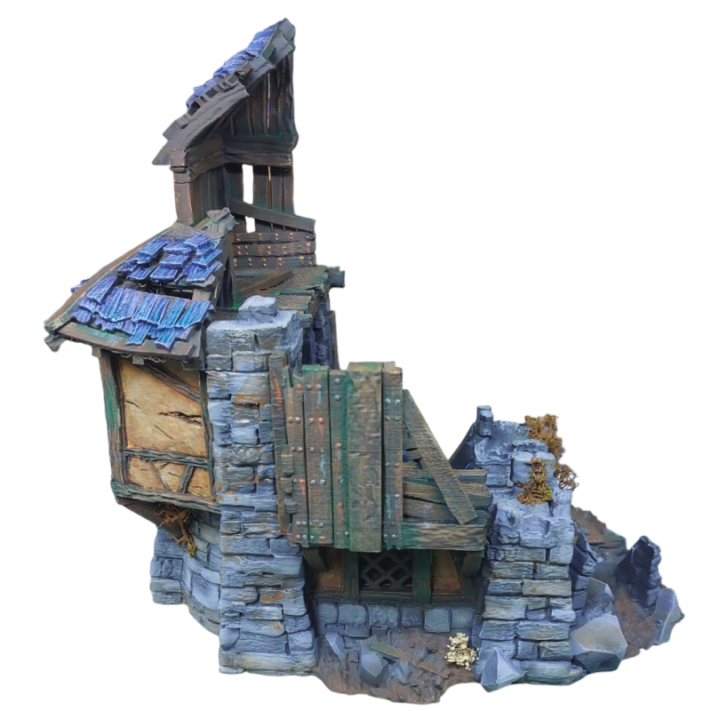 Décors GameScape 3D – Terrain modulaire 28/32 mm en filament

