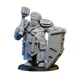 Figurine imprimée en 3D pour jeux de figurines Firstborn ogre Squad de 4  (2)