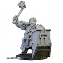 Figurine imprimée en 3D pour jeux de figurines Firstborn ogre Squad de 4 