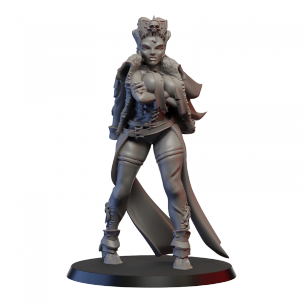 Figurine imprimée en 3D Résine pour jeux de figurines Inquisition Inquisitrice 