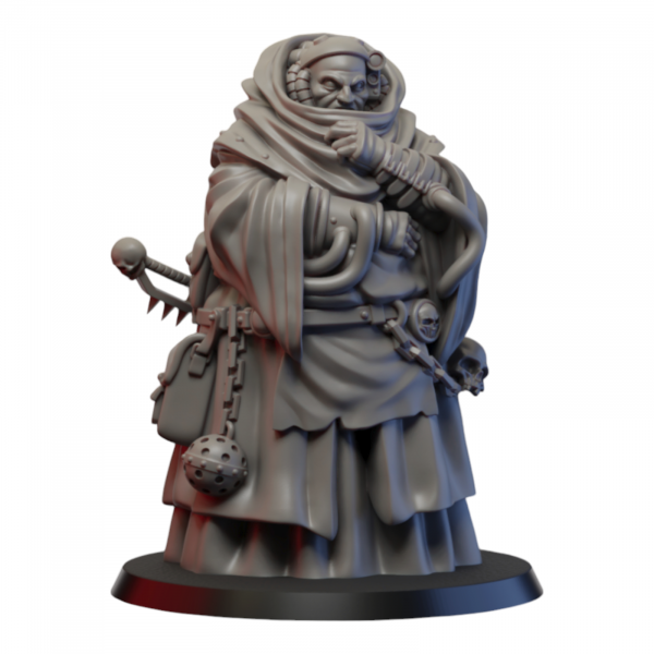 Figurine imprimée en 3D Résine pour jeux de figurines Inquisition Confesseur 