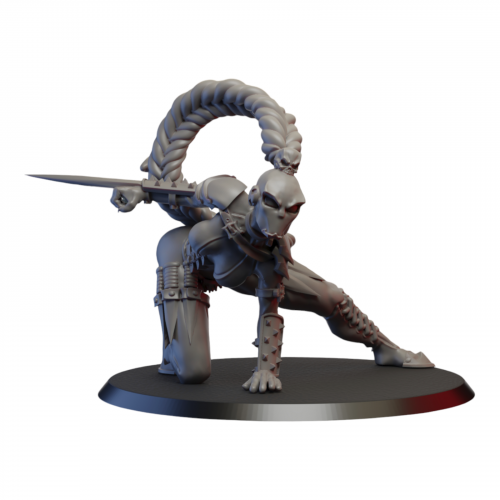 Figurine imprimée en 3D Résine pour jeux de figurines Inquisition Assassin 2 