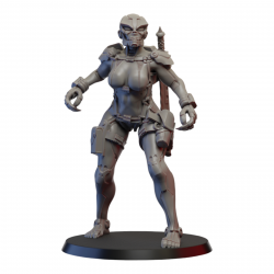 Figurine imprimée en 3D Résine pour jeux de figurines Inquisition Assassin 1 