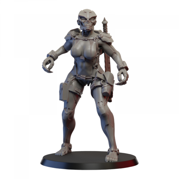 Figurine imprimée en 3D Résine pour jeux de figurines Inquisition Assassin 1 