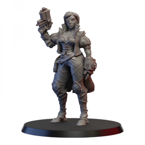 Figurine imprimée en 3D Résine pour jeux de figurines Chasseur de sorcière 2 