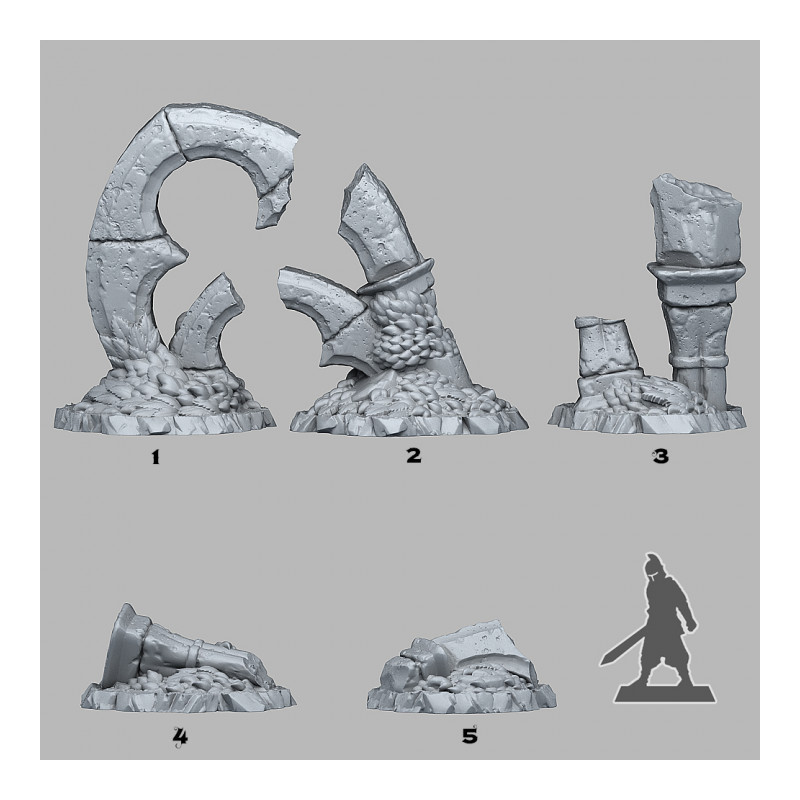 Fantastic Plants & Rocks - Gothic ruins 