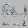 Fantastic Plants & Rocks - Gothic ruins 