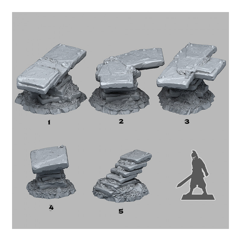 Fantastic Plants & Rocks - Aztec Modular Bridges 