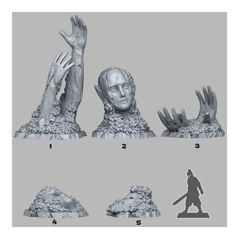Fantastic Plants & Rocks - Ancient elven Ruins 