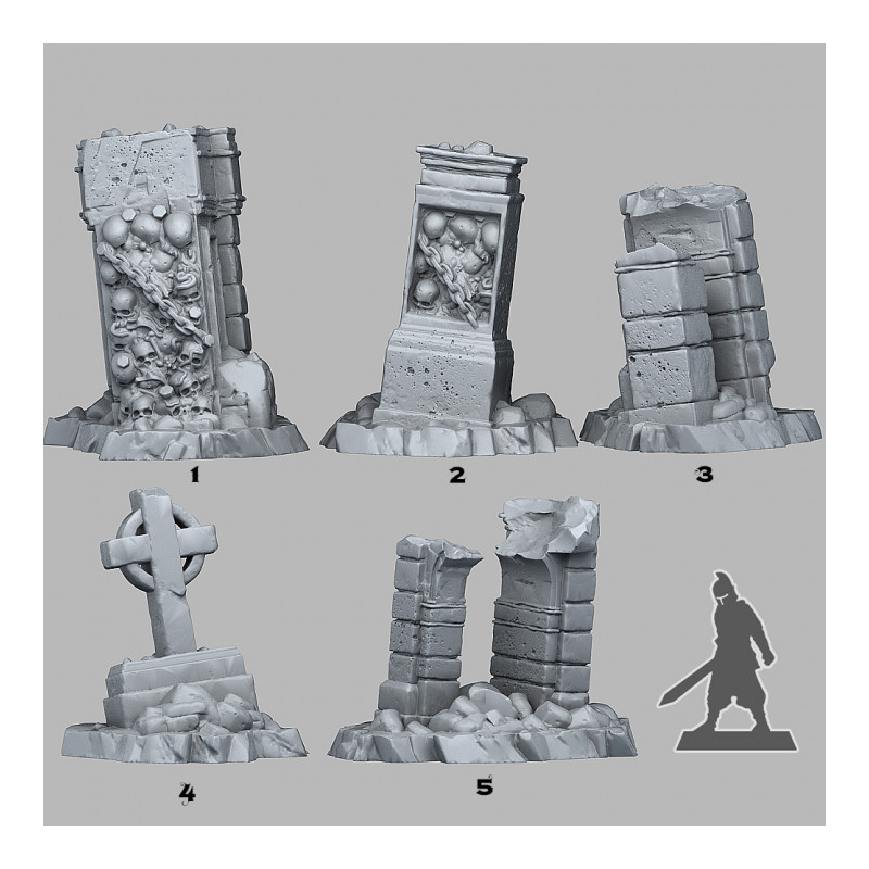 Fantastic Plants & Rocks - Mausoleum Ruins 