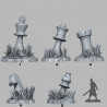 Fantastic Plants & Rocks - Red Queen's Chess 