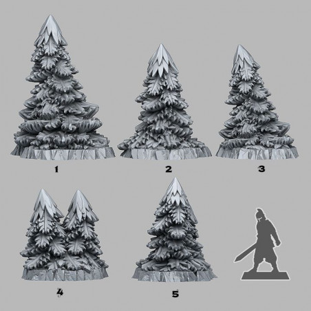 Fantastic Plants & Rocks - Pine Trees 