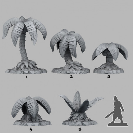 Fantastic Plants & Rocks - Pirate Palm Trees 