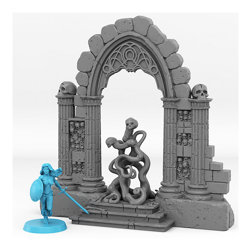 Fantastic PortalsFantastic Portals - Catacomb Portal with its Ghost Skulls effect 