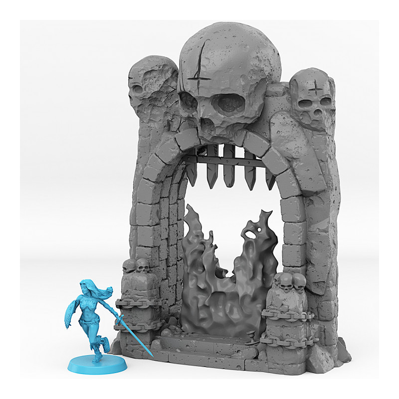 Fantastic PortalsFantastic Portals - Dungeon entrance Portal with its Burning effect 