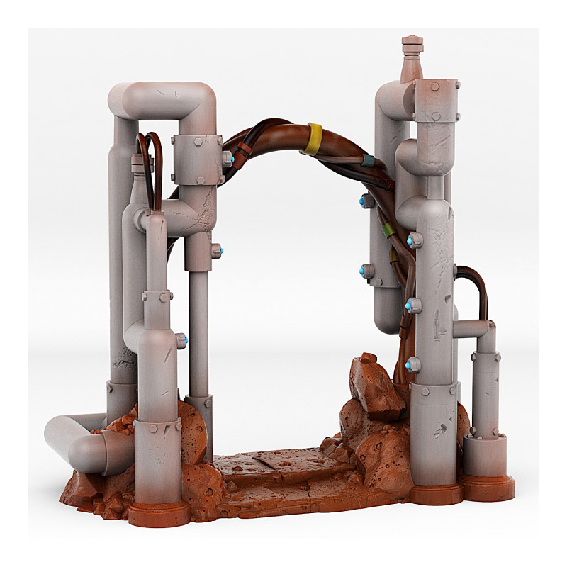 Fantastic PortalsFantastic Portals - Martian Pipes Portal with its Electric effect 